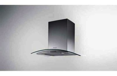 Candy CGM611X 60cm Glass Cooker Hood - Stainless Steel